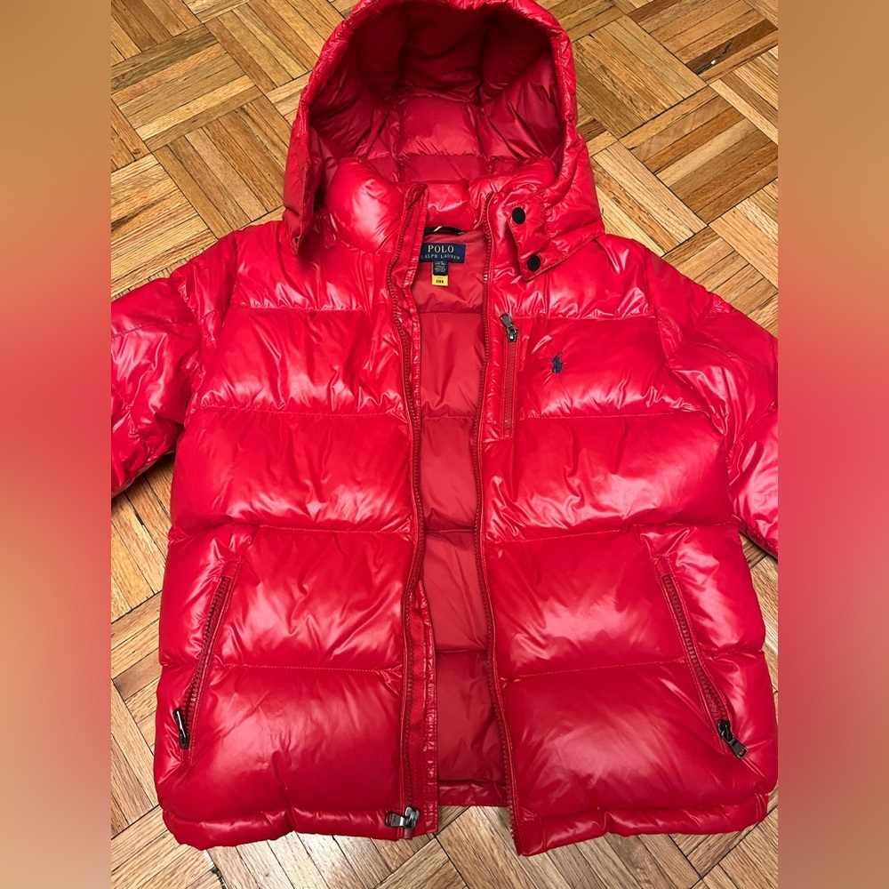 POLO RALPH LAUREN
Big Boys Water-Repellent Glossed Down Jacket